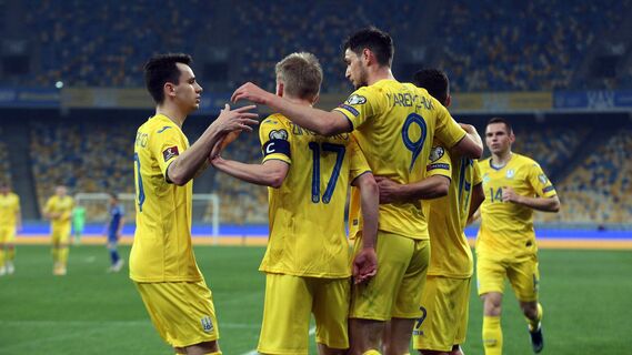 Украина и Казахстан оформили ничью (2:2) на последних минутах