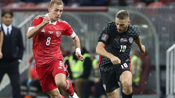 Россия сыграла вничью с Хорватией (0:0) в первом матче при Карпине